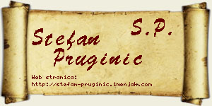 Stefan Pruginić vizit kartica